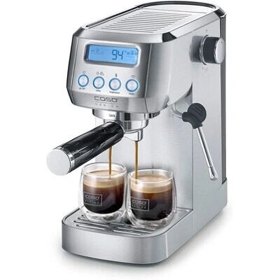 Machine à Espresso Semi-automatique Caso Gourmet Crema - Cafetière - Publicité Machine à Espresso Semi-automatique Caso Gourmet Crema - Cafetière - Publicité