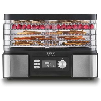 Casos Dörrgerät DH 450 - 5 verstellbare Ebenen - Edelstahl Casos Dörrgerät DH 450 - 5 verstellbare Ebenen - Edelstahl
