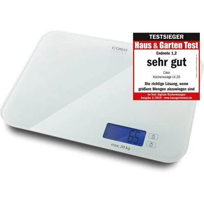 Caso LX 20 5 D3294 Balança de cozinha de vidro - Balança de cozinha Caso LX 20 5 D3294 Balança de cozinha de vidro - Balança de cozinha