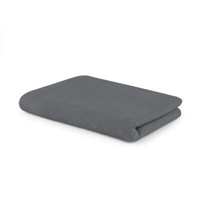 SETEX Waffeldecke - Baumwoll Wohndecke 150x200cm - Dunkelgrau SETEX Waffeldecke - Baumwoll Wohndecke 150x200cm - Dunkelgrau