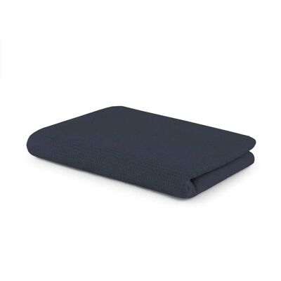 SETEX Waffeldecke - Baumwolle, Navy - Wohndecke SETEX Waffeldecke - Baumwolle, Navy - Wohndecke