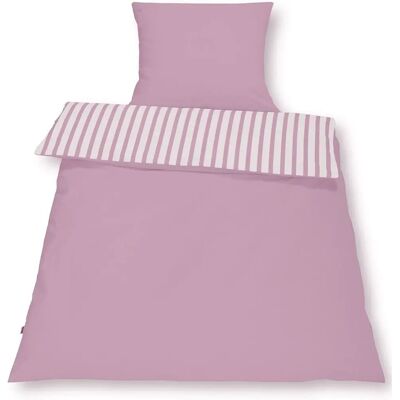 SETEX Baumwoll Streifen Lila Bettwäsche Set - Bettwäsche SETEX Baumwoll Streifen Lila Bettwäsche Set - Bettwäsche