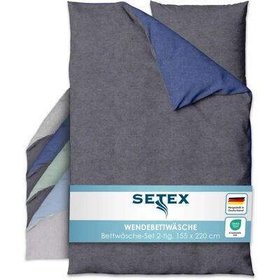 SETEX Ensemble de Housses Réversibles - Literie SETEX Ensemble de Housses Réversibles - Literie