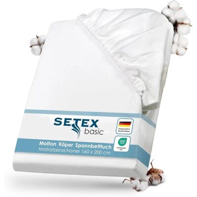SETEX Matratzenauflage - Allergiker geeignet, Baumwolle, 160x200cm SETEX Matratzenauflage - Allergiker geeignet, Baumwolle, 160x200cm