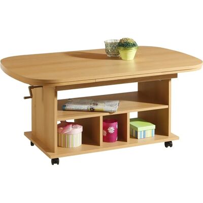 Hela Bausen Baby III Holz Ausziehbarer Couchtisch - Couchtisch Hela Bausen Baby III Holz Ausziehbarer Couchtisch - Couchtisch