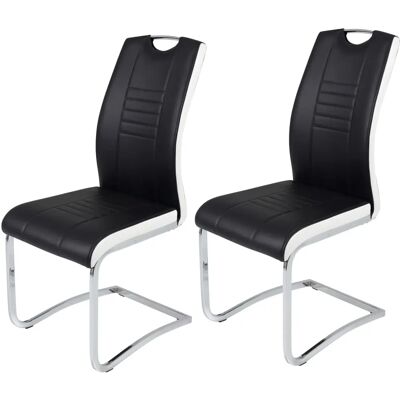 Hela Tabea Eetkamerstoel - Metaalframe - Kunstleder - Set van 2 Hela Tabea Eetkamerstoel - Metaalframe - Kunstleder - Set van 2