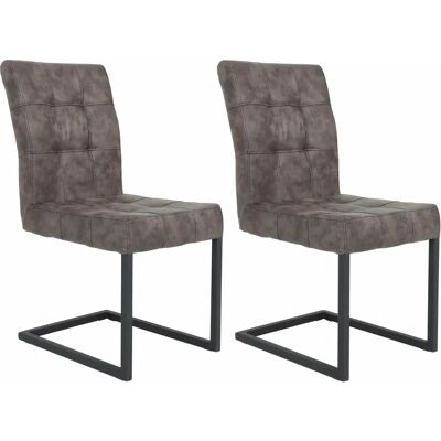 Hela Donna Vintage Braun Anthrazit Esszimmerstuhl - Esszimmerstuhl Hela Donna Vintage Braun Anthrazit Esszimmerstuhl - Esszimmerstuhl