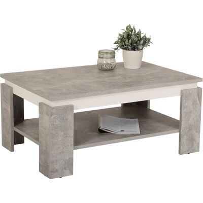 Hela TIM Couchtisch - Rechteckig, Holznachbildung, Ablageboden - Couchtisch Hela TIM Couchtisch - Rechteckig, Holznachbildung, Ablageboden - Couchtisch