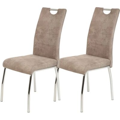 Hela Susi Beige Rundrohrstuhl - Stuhl Hela Susi Beige Rundrohrstuhl - Stuhl