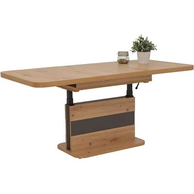 Mesa de café Hela - Extensible, Ajustable en altura, Bordes redondeados Mesa de café Hela - Extensible, Ajustable en altura, Bordes redondeados
