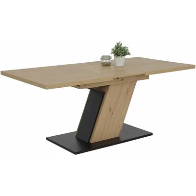Hela Esstisch - Ausziehbar 140-180cm, Schwarz, FSC-zertifiziert Hela Esstisch - Ausziehbar 140-180cm, Schwarz, FSC-zertifiziert