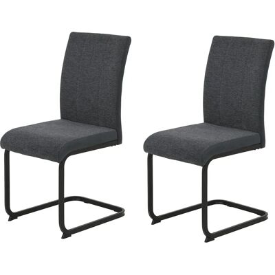 HELA LINN Stalen Frame Grijze Eetkamerstoelen HELA LINN Stalen Frame Grijze Eetkamerstoelen