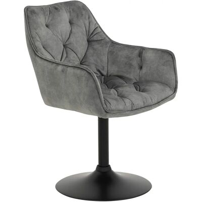 HELA BIRTE Vintage Grau Stoel - Armchair HELA BIRTE Vintage Grau Stoel - Armchair