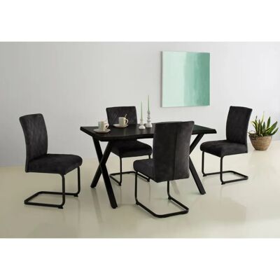 Hela Greta Bestseller - Grauer Esstisch 140x76cm Hela Greta Bestseller - Grauer Esstisch 140x76cm