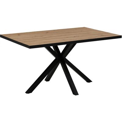 HELA Cleo I T - Rechteckiger Esstisch - Artisan Eiche, Schwarz HELA Cleo I T - Rechteckiger Esstisch - Artisan Eiche, Schwarz