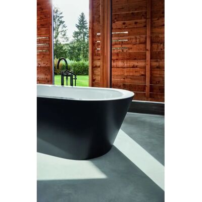 Bette - Starlet Oval Silhouette - Weiß/Schwarz glänzend - Badewanne Bette - Starlet Oval Silhouette - Weiß/Schwarz glänzend - Badewanne