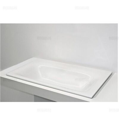 Lavabo encastré BetteLux - A161 - Blanc - Sans débordement - Publicité Lavabo encastré BetteLux - A161 - Blanc - Sans débordement - Publicité