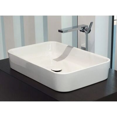 Bette Art Weiß Aufsatz-Waschtisch aus Glasierter Titan-Stahl - Badezimmer Waschbecken Bette Art Weiß Aufsatz-Waschtisch aus Glasierter Titan-Stahl - Badezimmer Waschbecken