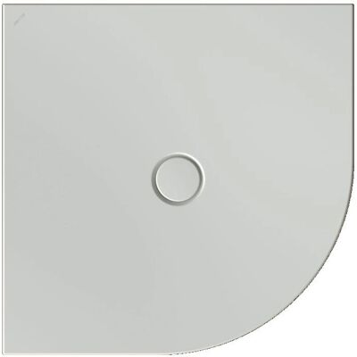 Plato de ducha de esquina Bette - 90x90cm, Radio 500mm, Plateado Plato de ducha de esquina Bette - 90x90cm, Radio 500mm, Plateado