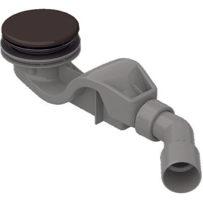 Kit di scarico Bette Solid laterale - 90mm, 0,6 l/s, Ardesia Kit di scarico Bette Solid laterale - 90mm, 0,6 l/s, Ardesia