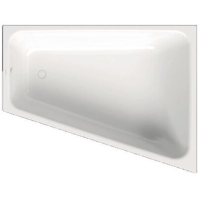 Baignoire d'angle Bettespace L 170x130cm - Droite - Blanc - Publicité Baignoire d'angle Bettespace L 170x130cm - Droite - Blanc - Publicité