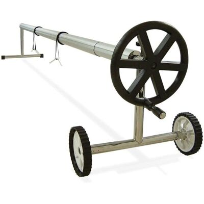 Aqualux - Enrouleur télescopique Luxe - 5m - Pool reel - Publicité Aqualux - Enrouleur télescopique Luxe - 5m - Pool reel - Publicité