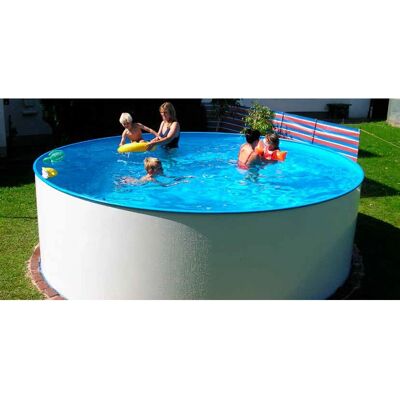 Summer Fun M97070VS Verzinkter Stahl-Außenschwimmbad - Rund Weiß - Aufstellbecken Summer Fun M97070VS Verzinkter Stahl-Außenschwimmbad - Rund Weiß - Aufstellbecken