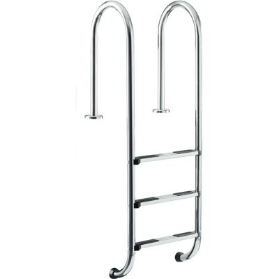 Planet Pool - 43mm V2A - 3 plastové schody - až 120 cm - Bazénové schody Planet Pool - 43mm V2A - 3 plastové schody - až 120 cm - Bazénové schody