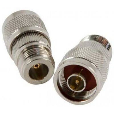 Connecteur coaxial ALLNET ANT-ADP-NF-NM - N-Type - Argent Connecteur coaxial ALLNET ANT-ADP-NF-NM - N-Type - Argent