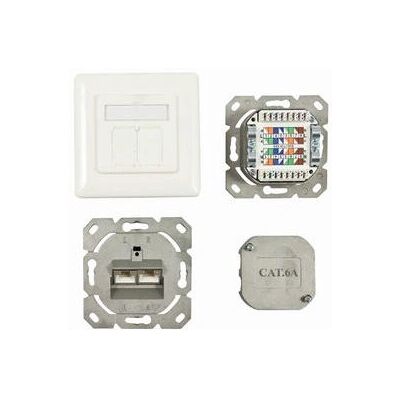 Synergy 21 S216357 2 x RJ-45 Weiß Steckdose - Netzwerk Zubehör Synergy 21 S216357 2 x RJ-45 Weiß Steckdose - Netzwerk Zubehör