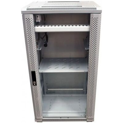 Allnet 19 Schrank 22HE B600 / T900mm Lichtgrau SNB-Serie Glastür - Grau Allnet 19 Schrank 22HE B600 / T900mm Lichtgrau SNB-Serie Glastür - Grau