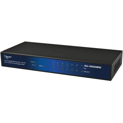 ALLNET ALL-SG8208PD - Netzwerkswitch - 8 Ports - Gigabit Ethernet - PoE ALLNET ALL-SG8208PD - Netzwerkswitch - 8 Ports - Gigabit Ethernet - PoE