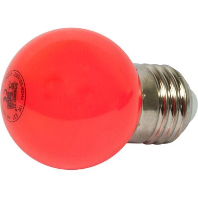 Allnet Synergy 21 Bombilla LED - E27 - 1W - Rojo - G45 Allnet Synergy 21 Bombilla LED - E27 - 1W - Rojo - G45