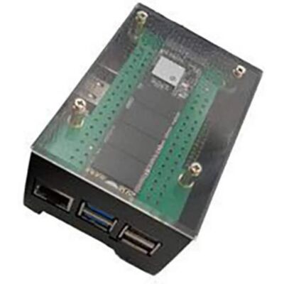 Radxa RockPi Gehäuse - Aluminium - Schwarz - SBC-Gehäuse Radxa RockPi Gehäuse - Aluminium - Schwarz - SBC-Gehäuse