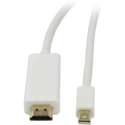 Synergy 21 S215653 Videokabeladapter 2 m Mini DisplayPort HDMI Typ A Weiß Synergy 21 S215653 Videokabeladapter 2 m Mini DisplayPort HDMI Typ A Weiß
