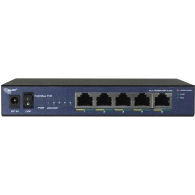 Switch PoE Allnet SG8005P 2.5G - Appareil Réseau Switch PoE Allnet SG8005P 2.5G - Appareil Réseau