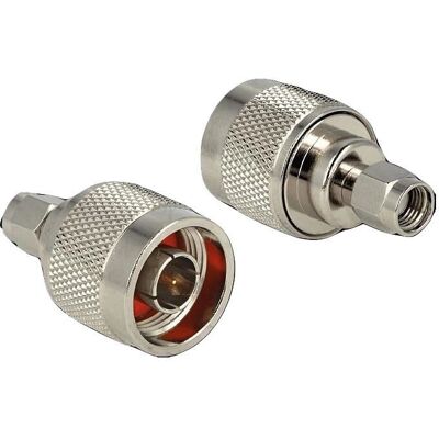 ALLNET ANT-ADP-RSMAM-NM - N-Typ, R-Sma, Silber Koaxialstecker ALLNET ANT-ADP-RSMAM-NM - N-Typ, R-Sma, Silber Koaxialstecker