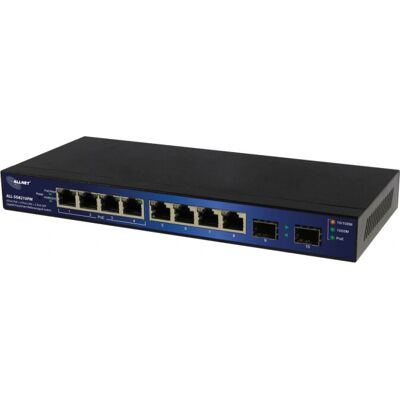 ALLNET ALL-SG8210PM Managed Netzwerk Switch - Gigabit PoE - Schwarz ALLNET ALL-SG8210PM Managed Netzwerk Switch - Gigabit PoE - Schwarz