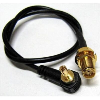 ALLNET Câble coaxial SMA F à CRC9 15cm - Noir - Publicité ALLNET Câble coaxial SMA F à CRC9 15cm - Noir - Publicité
