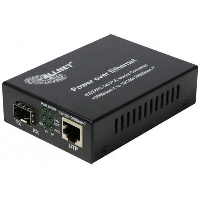 Convertisseur réseau ALLNET ALL-MC202P-SFP1-PoE - Type de réseau : PoE - Modèle : ALL-MC202P - Couleur : Noir - Type de produit : Convertisseur réseau - Publicité Convertisseur réseau ALLNET ALL-MC202P-SFP1-PoE - Type de réseau : PoE - Modèle : ALL-MC202P - Couleur : Noir - Type de produit : Convertisseur réseau - Publicité