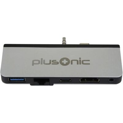 ALLNET PSUC0165 Laptop Dock - USB 3.2 Gen 1, 5-in-1, Silver ALLNET PSUC0165 Laptop Dock - USB 3.2 Gen 1, 5-in-1, Silver