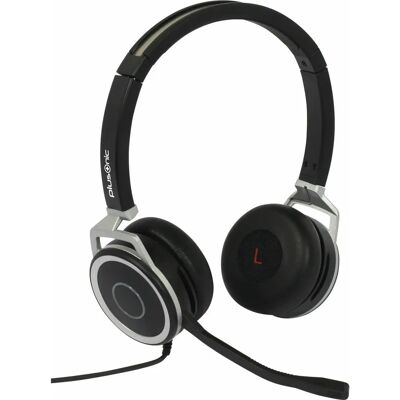 Plusonic - 15.2P - binaural - USB 3.5mm - Headset - Publicité Plusonic - 15.2P - binaural - USB 3.5mm - Headset - Publicité
