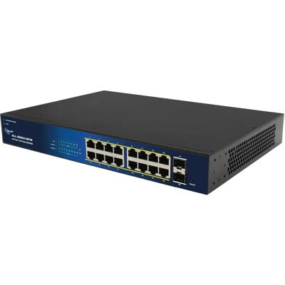 ALLNET ALL-SG8418PM Managed Layer 2 Gigabit Ethernet Switch - PoE 240W - Schwarz ALLNET ALL-SG8418PM Managed Layer 2 Gigabit Ethernet Switch - PoE 240W - Schwarz