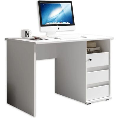 Scrivania Primus Bianca di Sconto - 110x75x65 cm - Mobili per ufficio Scrivania Primus Bianca di Sconto - 110x75x65 cm - Mobili per ufficio