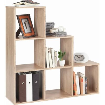 Xora - POLCOS ELEM 112/114/35 cm Sonoma tölgy - Bookcase Xora - POLCOS ELEM 112/114/35 cm Sonoma tölgy - Bookcase