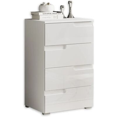 HBZ Spice Weiß Hochglanz Kommode - Sideboard HBZ Spice Weiß Hochglanz Kommode - Sideboard