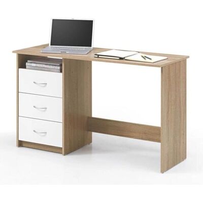 Bega - Adria - Eiche Sonoma Nachbildung - Weiß - Desk Bega - Adria - Eiche Sonoma Nachbildung - Weiß - Desk