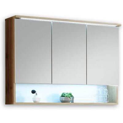 BALCULINA Alap fürdőszobafali tükör szekrény LED-del - 100x70x23cm BALCULINA Alap fürdőszobafali tükör szekrény LED-del - 100x70x23cm