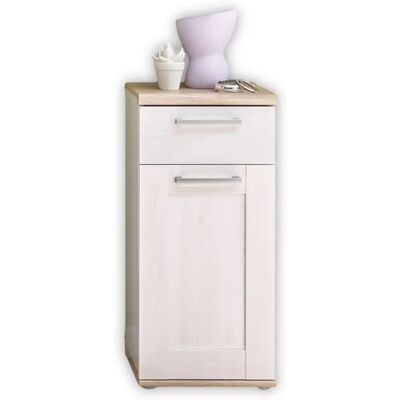 BALCULINA Midischrank - 38x82x32cm - Weiß - Badezimmer Schrank BALCULINA Midischrank - 38x82x32cm - Weiß - Badezimmer Schrank