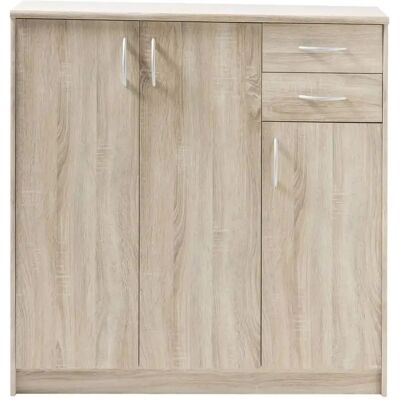 OPTIMUS Holzfarbene Kommode - 109x112x35cm OPTIMUS Holzfarbene Kommode - 109x112x35cm